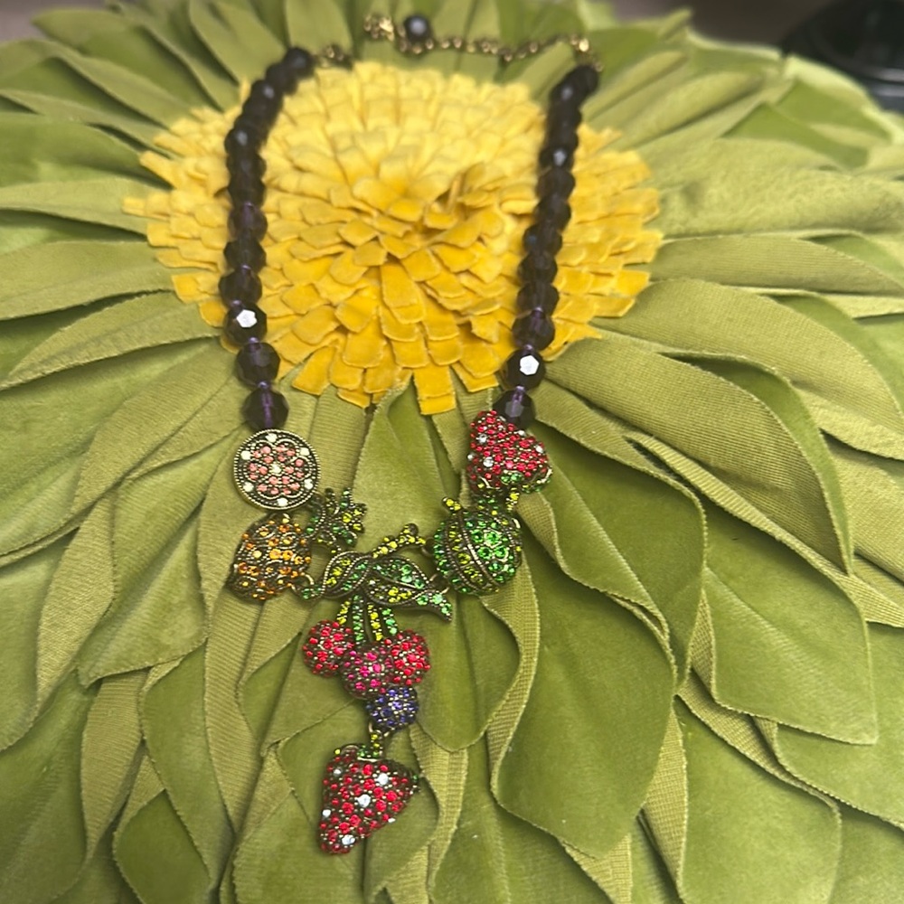 Gorgeouss Heidi days strawberry necklace